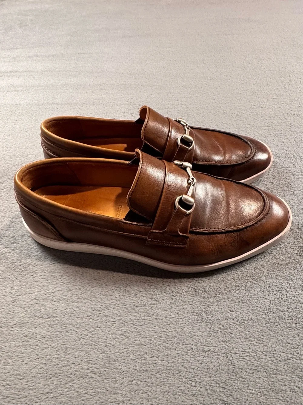 Allen Edmonds Randolph Brown Leather HorseBit Loafer Sneakers